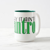 Zeg dat het geen koriander is tweekleurige koffiemok (Voorkant rechts)