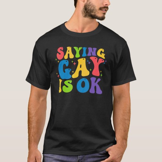 Zeg dat het goed gaat met Florida Gay Pride Rainbo T-shirt (Voorkant)