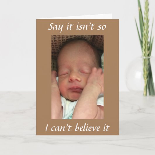 * ZEG DAT HET NIET ZO IS * JE KUNT NIET "70" DRAAI KAART (Voorkant)