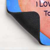 Zeg dat ik hou van je hart Inspirerend Muismat (Hoek)