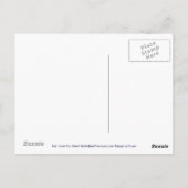 Zeg dat ik hou van je roze hart Briefkaart (Achterkant)