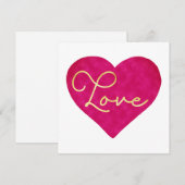 Zeg dat ik van je hou voor Valentijnsdag. Feestdagenkaart (Voorkant / Achterkant)