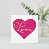 Zeg dat ik van je hou voor Valentijnsdag. Feestdagenkaart (Staand voorkant)