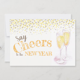 Zeg de nieuwe champagnebril tegen de kazen kaart