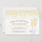 Zeg de nieuwe champagnebril tegen de kazen kaart (Achterkant)