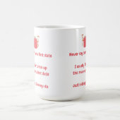 Zeg dit nooit op een eerste afspraakje dat ik mees koffiemok (Center)