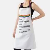 Zeg Gay. Blijf Gay. Slay. Schort (Insitu)