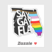 ZEG GAY FLA STICKER (Vel)