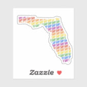 Zeg Gay Florida Sticker (Vel)