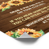 Zeg geen Baby Pin Game Herfst Robuuste Neutrale Sh Poster (Hoek)