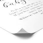 Zeg geen Baby-spelcode Poster (Hoek)