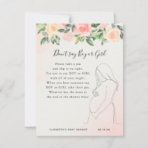 Zeg geen jongen of meisje BABY SHOWER