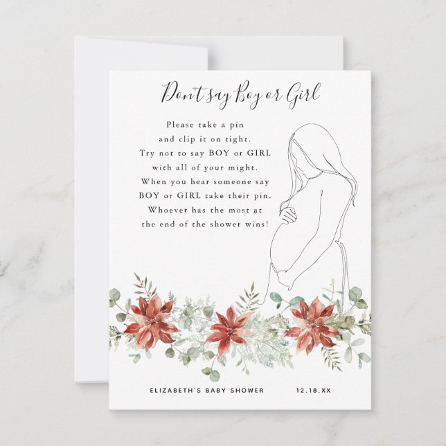 Zeg geen jongen of meisje | BABY SHOWER (Voorkant)