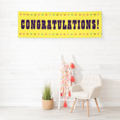 Zeg Gefeliciteerd - Groot Woord op een Banner (Insitu)