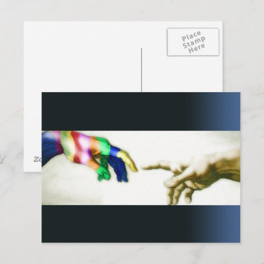 Zeg gewoon Hallo Briefkaart (Voorkant / Achterkant)