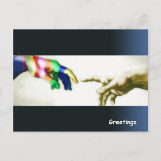 Zeg gewoon Hallo Briefkaart