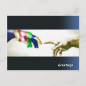 Zeg gewoon Hallo Briefkaart (Voorkant)