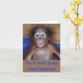 Zeg gewoon hallo en voeg je eigen groet toe kaart (Gele Bloem)