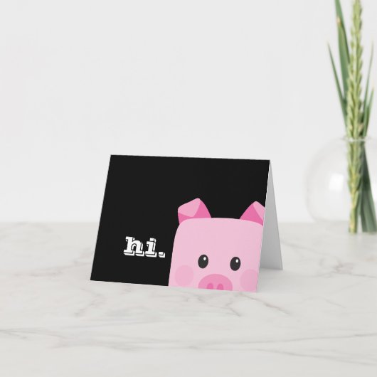 Zeg gewoon hallo kaart (Voorkant)