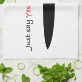 Zeg gewoon "Ja Chef" en doe het. Theedoek (Gevouwen)