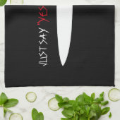 Zeg gewoon "ja chef" en doe het! theedoek (Gevouwen)