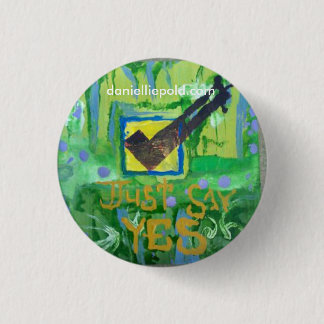 Zeg gewoon ja ronde button 3,2 cm