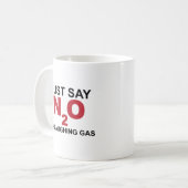 Zeg gewoon N2O Funny Mug Koffiemok (Voorkant links)