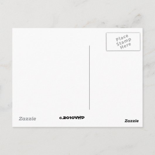 "ZEG GEWOON NEE!!!" BRIEFKAART (Achterkant)