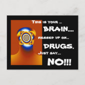 "ZEG GEWOON NEE!!!" BRIEFKAART (Voorkant)