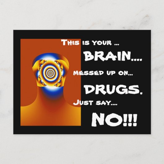 "ZEG GEWOON NEE!!!" BRIEFKAART (Voorkant)