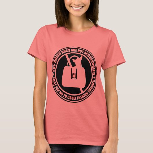Zeg gewoon nee! Dieren als Mode T-shirt (Voorkant)