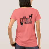 Zeg gewoon nee! Dieren als Mode T-shirt (Achterkant)