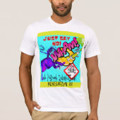 zeg gewoon nee! paard schoppen T-Shirt (Voorkant)