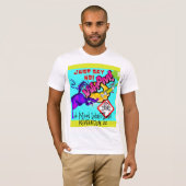 zeg gewoon nee! paard schoppen T-Shirt (Voorkant volledig)