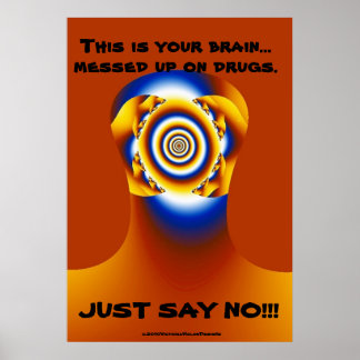 "ZEG GEWOON NEE!!!" POSTER