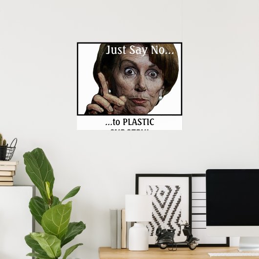 Zeg gewoon nee... poster (Thuiskantoor)