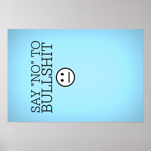 Zeg gewoon nee poster (Voorkant)