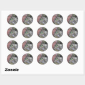 "Zeg gewoon nee tegen bont" Mink Ronde Sticker (Vel)