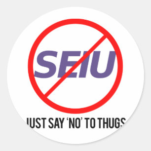 Zeg gewoon nee tegen criminelen ronde sticker