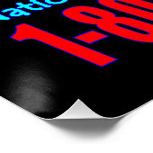 Zeg gewoon nee tegen drugs - Glasy Poster (Hoek)