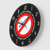 Zeg gewoon nee tegen drugs grote klok (Hoek)