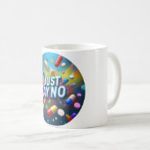 Zeg gewoon nee tegen drugs koffiemok (Voorkant rechts)