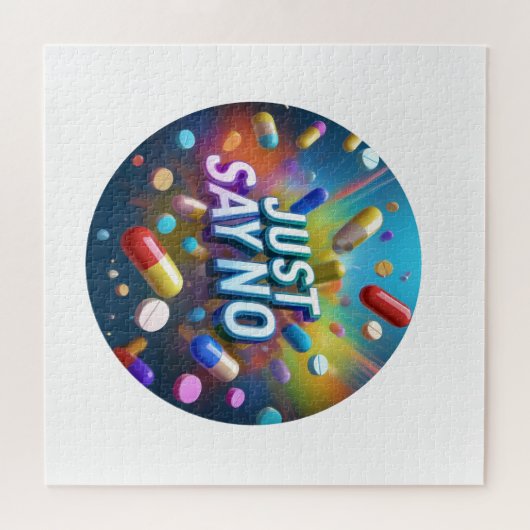 Zeg gewoon nee tegen drugs legpuzzel (Horizontaal)