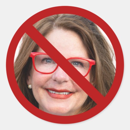Zeg gewoon nee tegen Elsie Ronde Sticker (Voorkant)