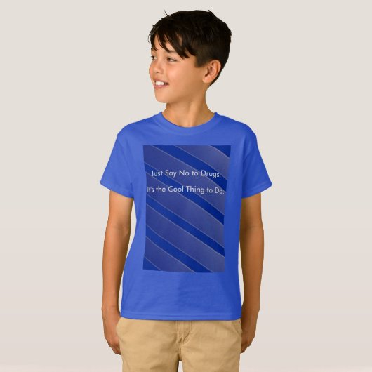 Zeg gewoon nee tegen Kinderen T-Shirt (Voorkant volledig)