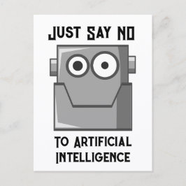 Zeg gewoon nee tegen Kunstmatige Intelligentie Ans Briefkaart