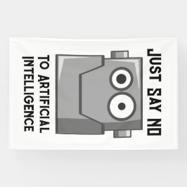 Zeg gewoon nee tegen Kunstmatige Intelligentie Ans Spandoek