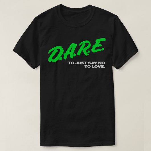 ZEG GEWOON NEE TEGEN LIEFDE T-SHIRT (Design voorkant)