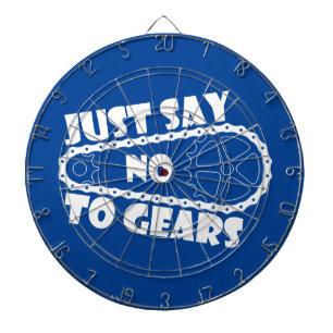 Zeg gewoon nee tegen tandwielen dartbord