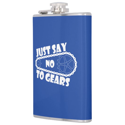 Zeg gewoon nee tegen tandwielen heupfles (Links)